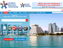 Tablet Screenshot of abc-qatar.com
